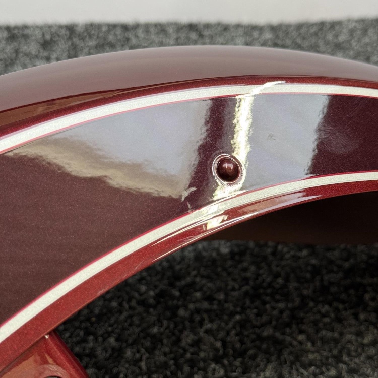 Indian Scout front fender / mudguard in maroon crimson